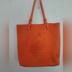 Michael Kors Orange Tote Bag Used